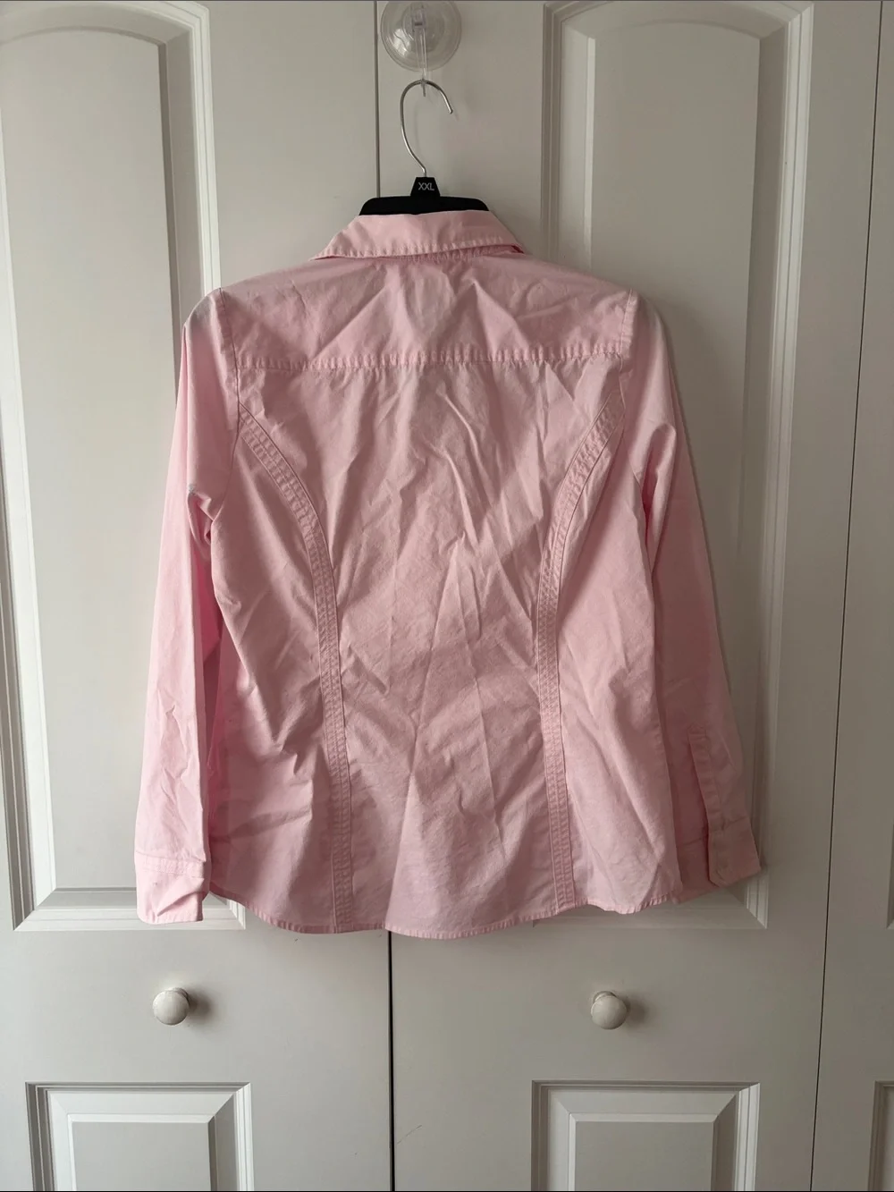 Express The Essential Light Pink Button-Down Shirt Size Medium Office Career